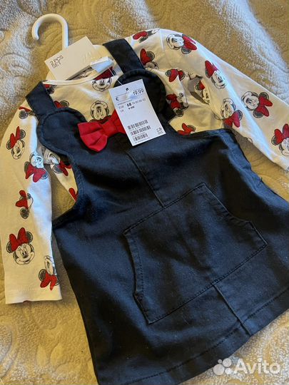 Комплект на девочку новый h&m 74