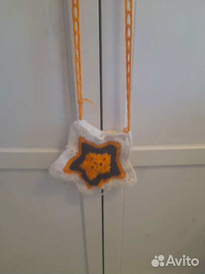 Вязаная сумка-звездочка