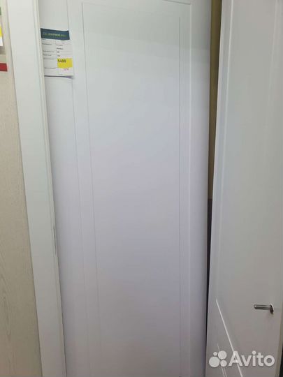 Дверь межкомнатная белая