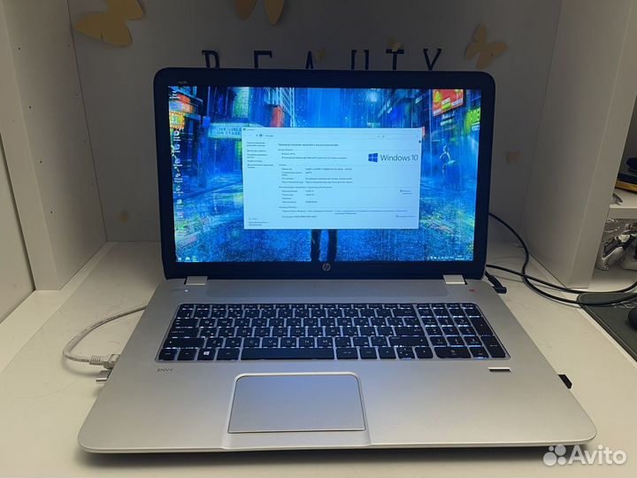 Ноутбук HP Envy 17.3IPS I7-4700MQ 10gbDDR3