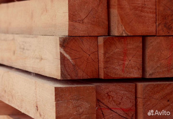 Брус 50X50 не строганный 3м 12 кг