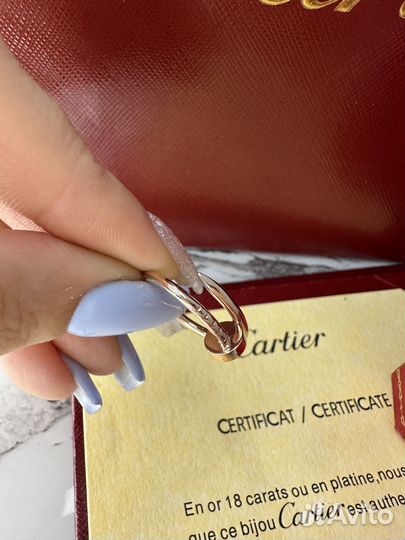 Кольцо cartier juste un clou золото