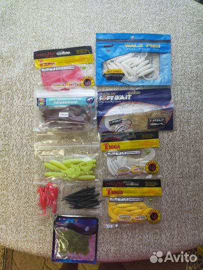 Силиконовые приманки для рыбы