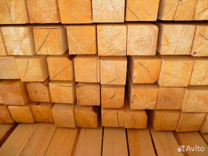 Брус от производителя 150х150мм, 1-2сорт, гост