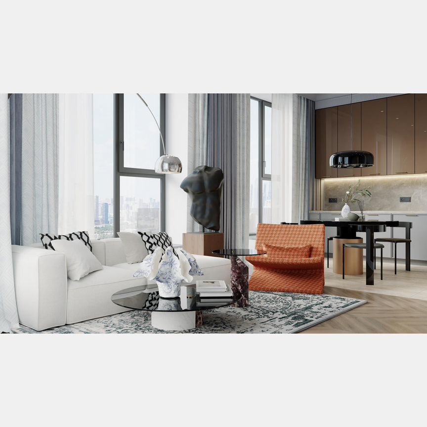 2-к. квартира, 67,5 м², 14/32 эт.