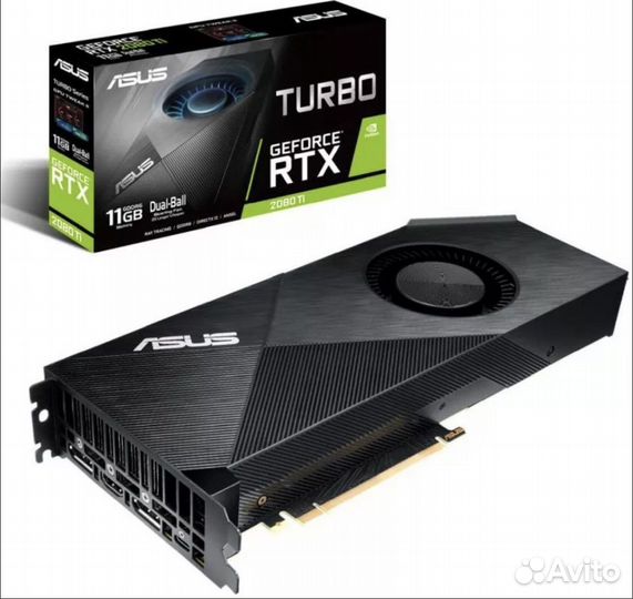 Видеокарта aaus GeForce RTX 2080 Ti turbo