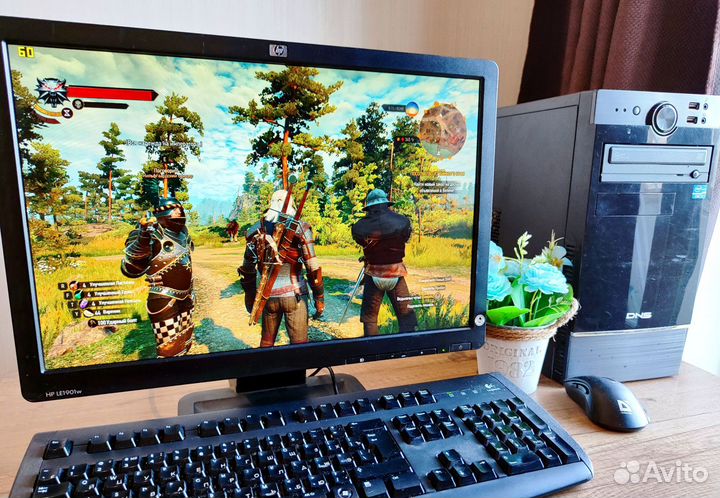 Пк i5/GTX 1050Ti/Монитор/SSD+30Игр Игровой пк