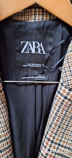 Пальто женское демисезонное zara