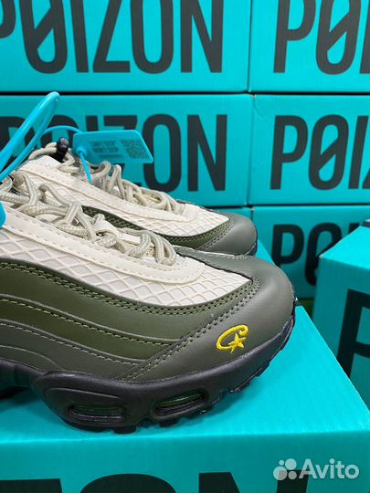 Corteiz x Nike Air Max 95 Khaki Зеленые оригинал P