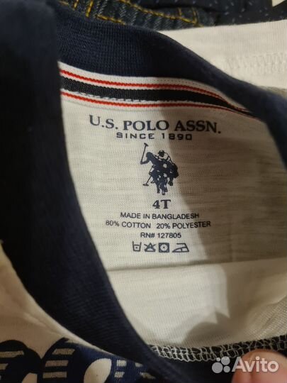 Новый комплект (костюм) US Polo 4 года