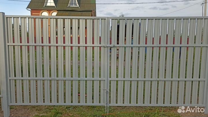Забор металлический за 1 день под ключ