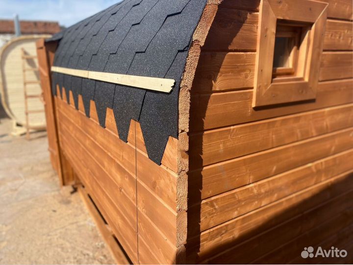 Баня-бочка квадро с доставкой