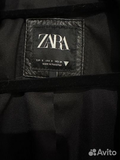 Кожаная куртка Zara