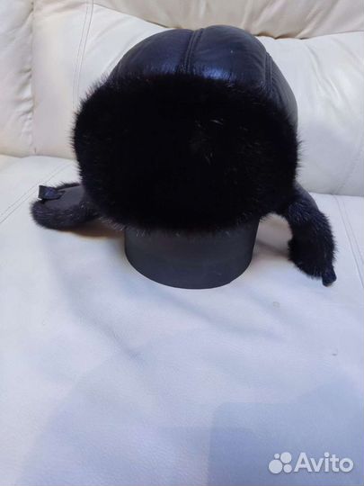Норковая шапка мужская