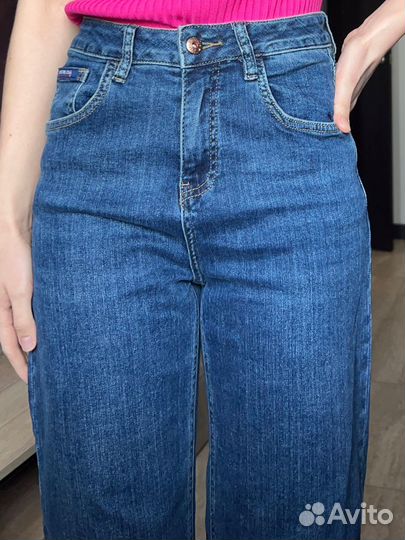 Джинсы женские широкие 26