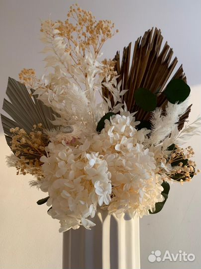 Букеты и кмпозиции из сухоцветов