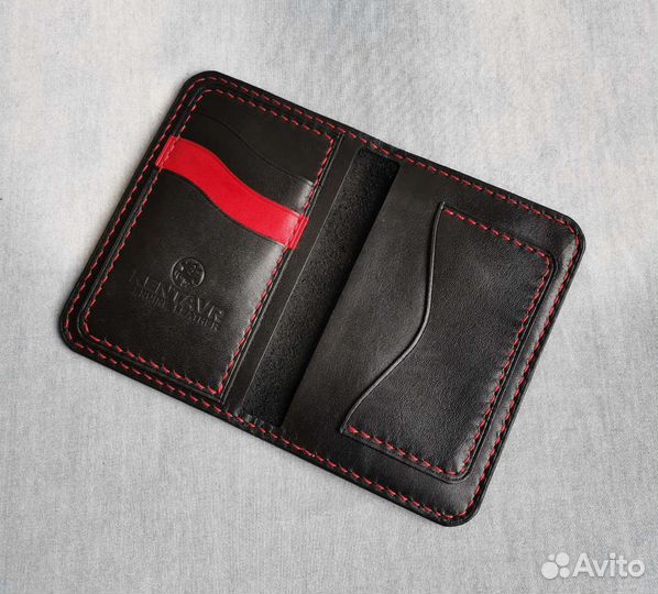 Обложка для автодокументов натуральная кожа