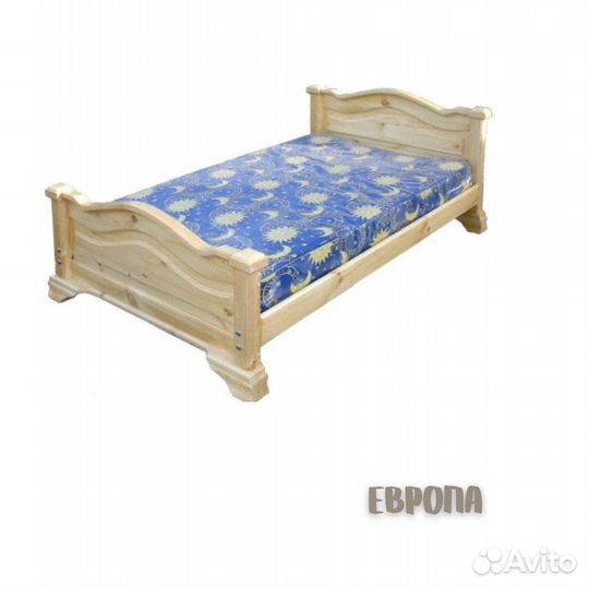 Кровать из массива дерева. Европа. мо
