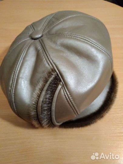 Кожаная кепка