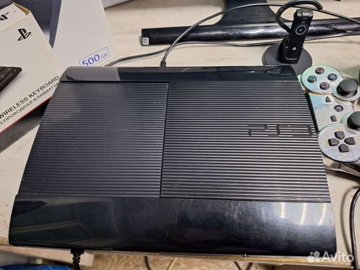 Sony PS3 super slim 500gb Move/stick/камера/клава