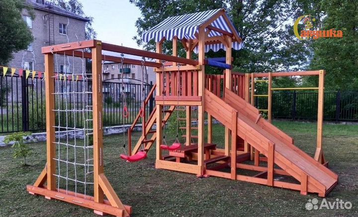 Игровая площадка уличная Савушка 4 Сезона 6
