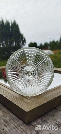 Вазочка на ножке, конфетница старинная