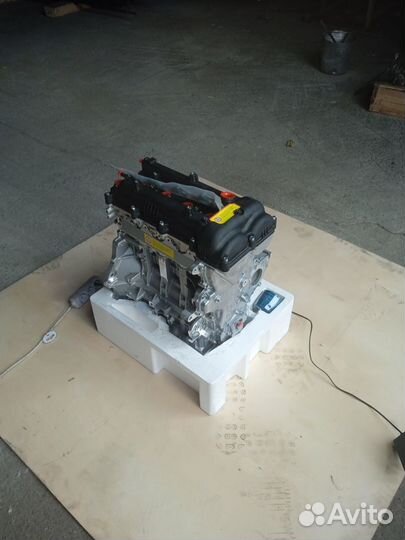 Новый мотор двигатель hyundai Solaris Kia Rio 1.6л
