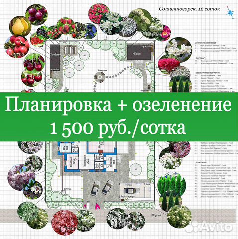 Ландшафтный дизайн участка. Планировка, проект в Москве