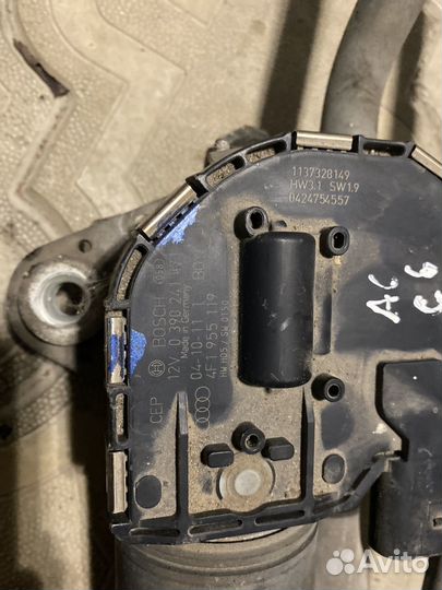 Трапеция дворников ауди а6 с6 с моторчиком