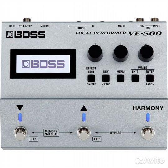 Вокальный процессор boss VE-500