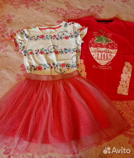 Пакет одежды для девочки 110 (5 вещей)