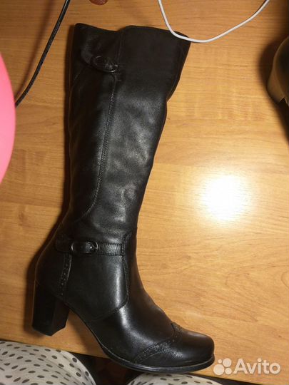 Сапоги кожаные 39 р