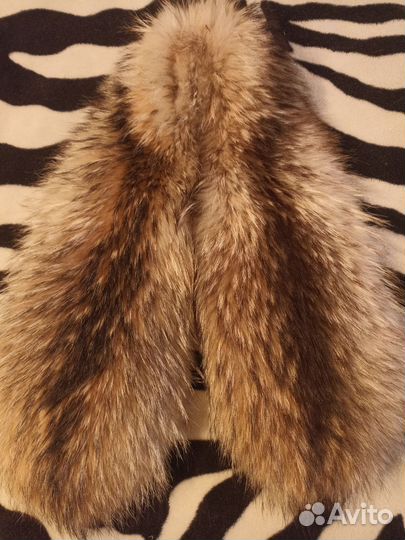 Воротник мех енот