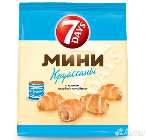 Круассан 7 Days Мини с кремом Варёная Сгущёнка