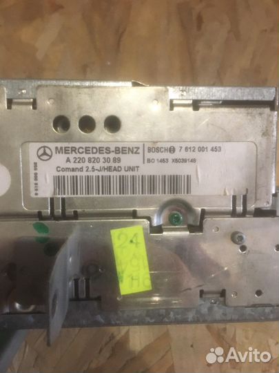 Продам магнитоллу мерседес команд w220