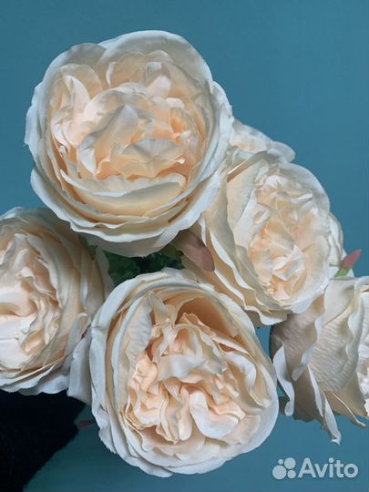 Розы пионовидные искуственные цветы