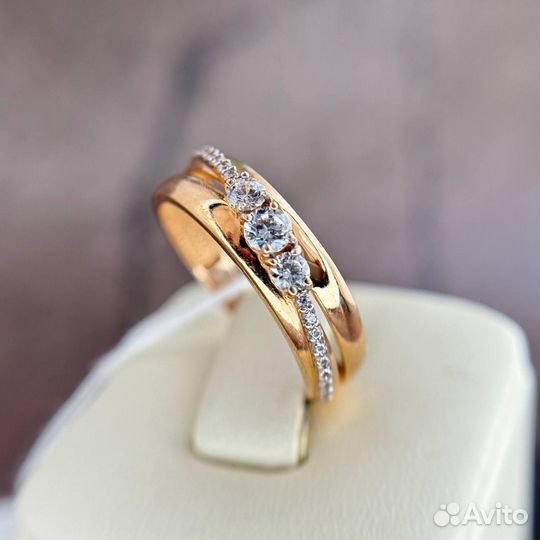 Золотое кольцо женское 585 золото