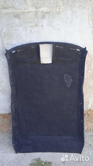 Потолок чëрный на приору