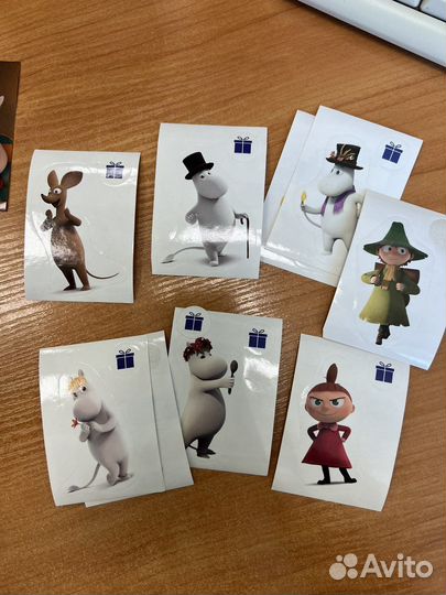 Наклейки Лента Муми Тролль