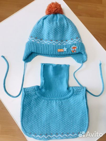 Шапка и шарф-манижка детские Forest Frands