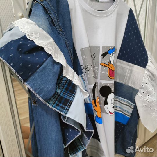 Рубашка пэчворк