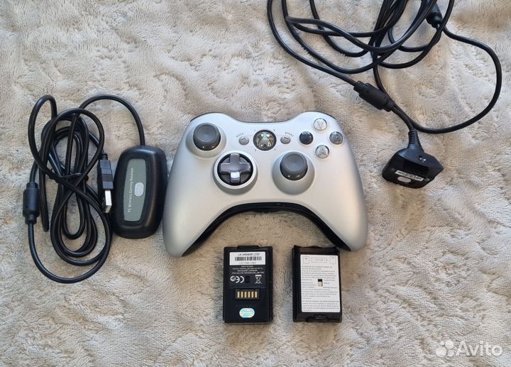 Геймпад xbox 360 беспроводной оригинал с ресивером