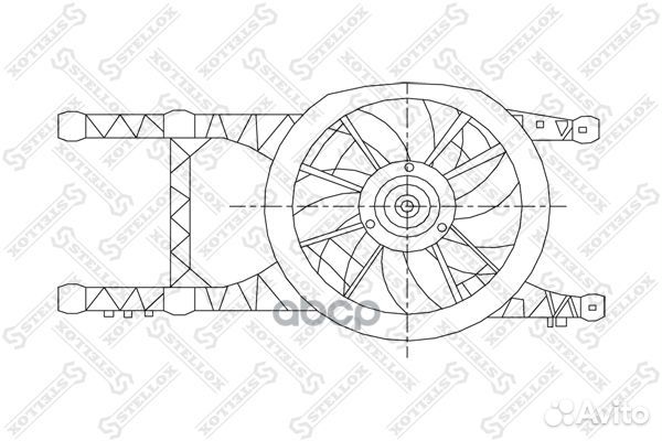 29-99012-SX вентилятор охлаждения без рамки Re