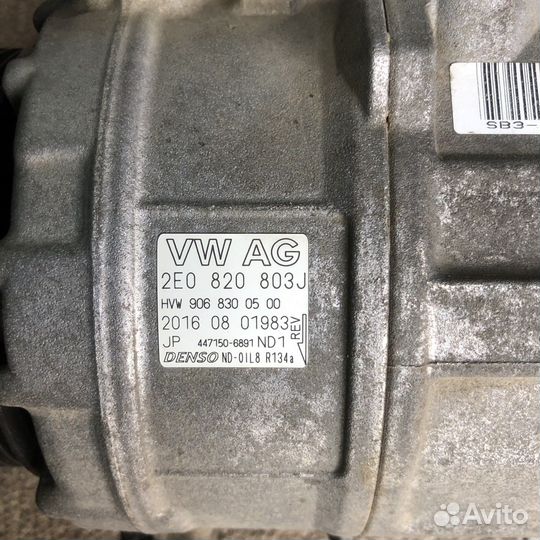 Компрессор кондиционнра vw crafter