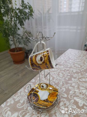 Набор кофейный Коралл 12 предметов