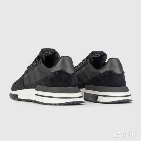 Кроссовки Adidas ZX 500 Boost Black / White new