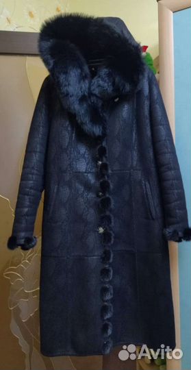 Дубленка женская 52