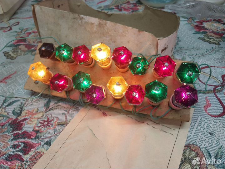 Елочные гирлянды СССР