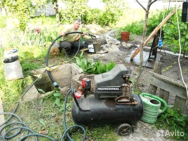 Чистка обустройство скважин Монтаж септика