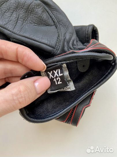 Мотоциклетные перчатки кожаные Moteq